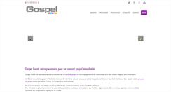 Desktop Screenshot of gospel-event.com