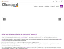 Tablet Screenshot of gospel-event.com